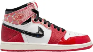 Jordan Boys' Toddler Air Jordan 1 Retro High Og Spider-Verse Basketball (PS) Size 2Y Red/White