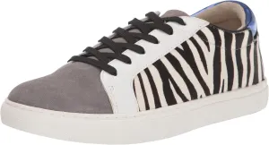 Kenneth Cole Women's Women's Kam Fashion Sneaker, Black/White, 5