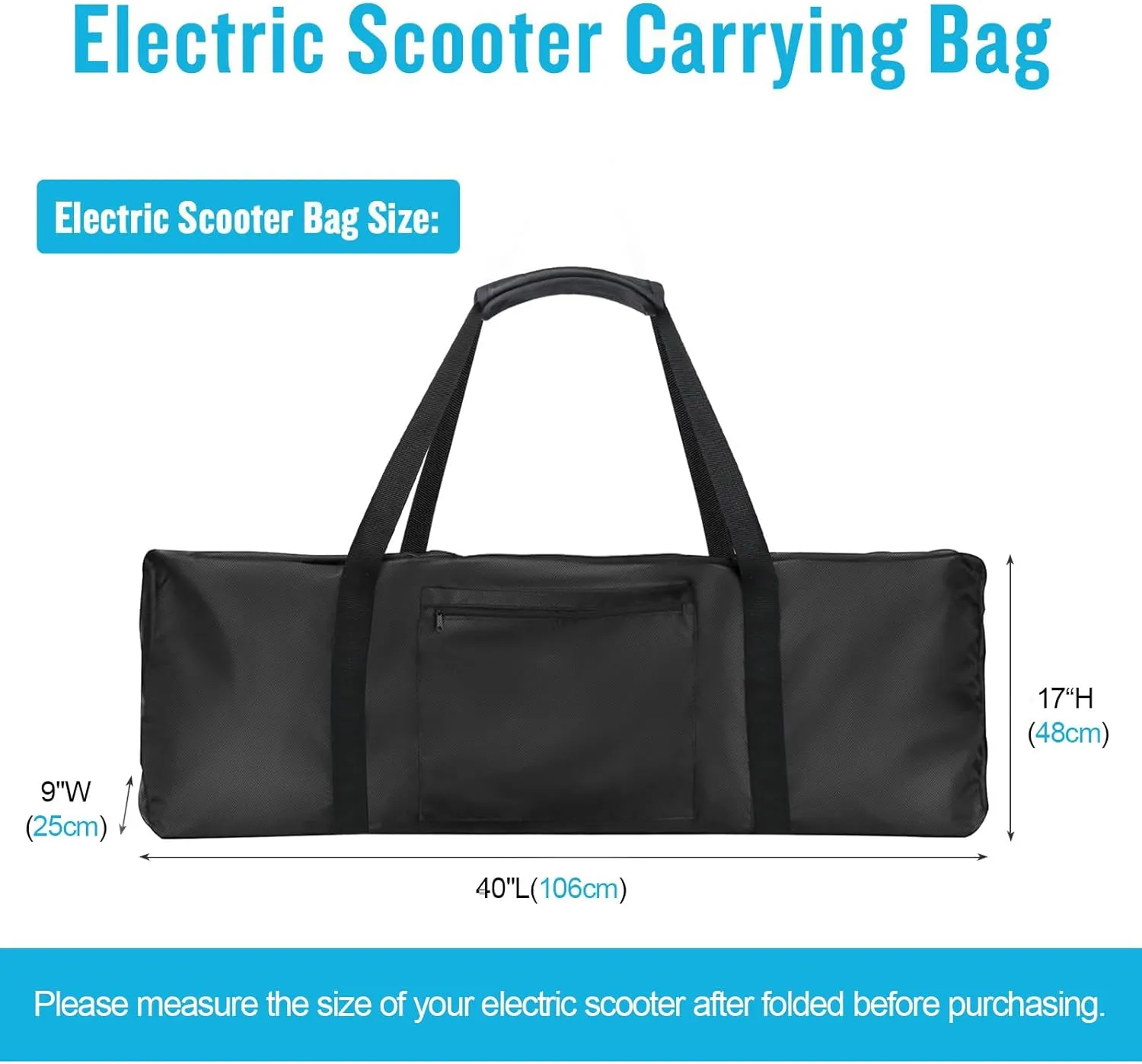 Kingling Electric Scooter Bag, Waterproof Electric Scooter Storage Bag Scooter Accessories, Outdoor Electric Scooter Backpack