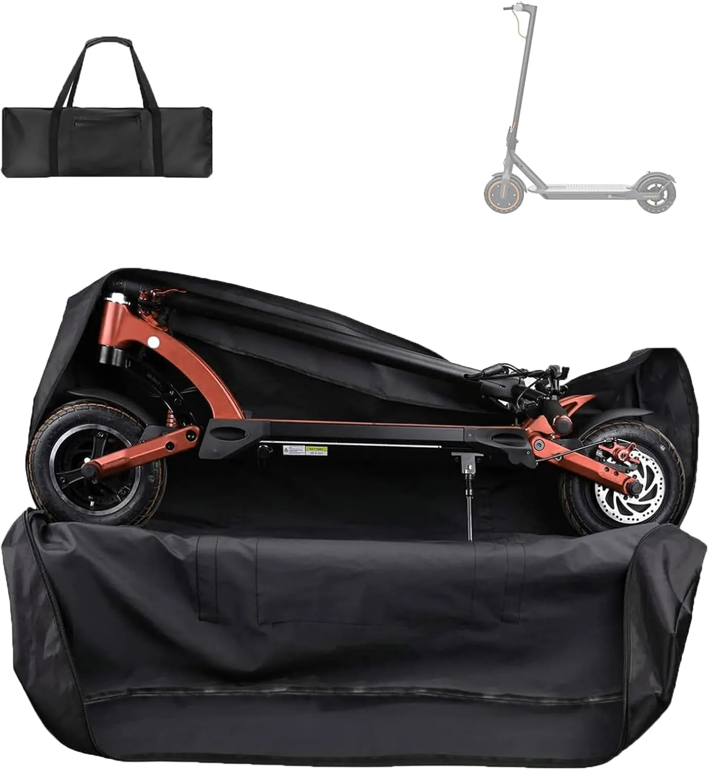 Kingling Electric Scooter Bag, Waterproof Electric Scooter Storage Bag Scooter Accessories, Outdoor Electric Scooter Backpack