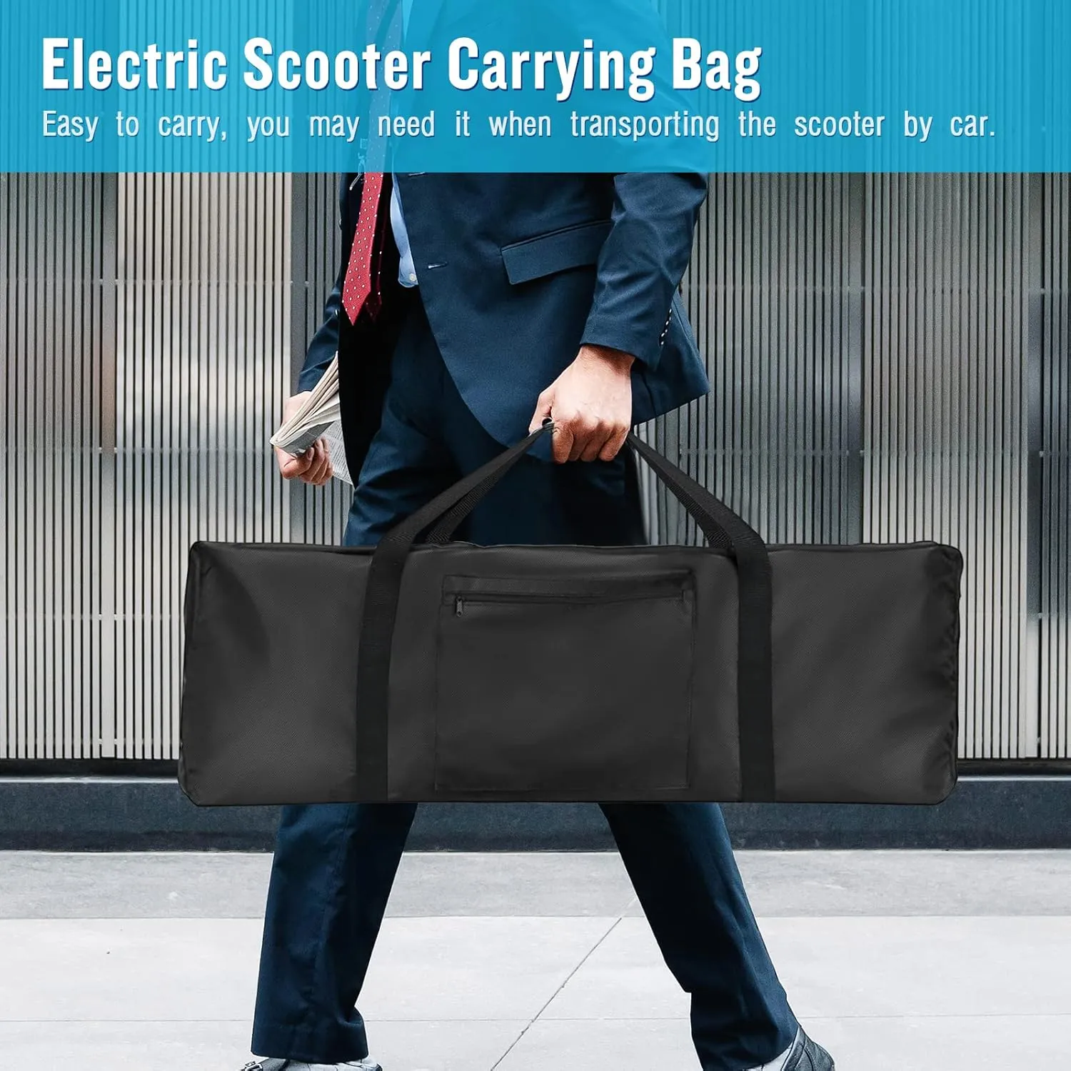 Kingling Electric Scooter Bag, Waterproof Electric Scooter Storage Bag Scooter Accessories, Outdoor Electric Scooter Backpack