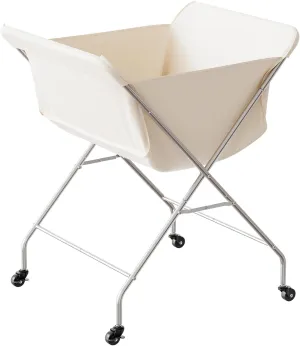 Laundry Basket with Wheels, 120L Rolling Laundry Hamper with Removable Liner Bag, Heavy Duty Metal Frame Clothes Basket with 4 Casters and 2 Brakes