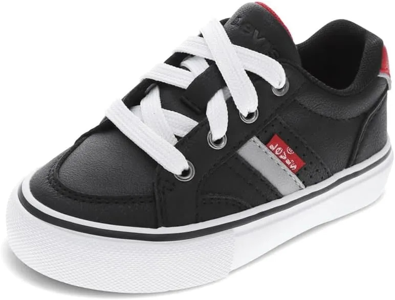 Levi's Toddler Avery Synthetic Leather Casual Lace Up Sneaker Shoe