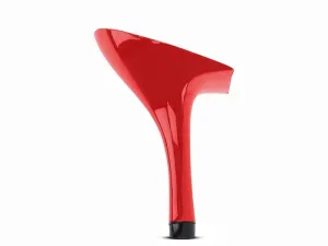 Limited Edition (030) 2.95 inch Slim Red Plated Heel