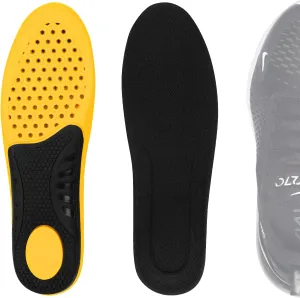 Linkidea 2 Pairs Arch Support Shoe Insoles Compatible with Nike Dunk Low, TR3, 1 '07 LV8, Replacement Shoe Inserts, Shock Absorption and Cushioning for Feet Relief (US Men 5.5-6.5/Women 7-8)