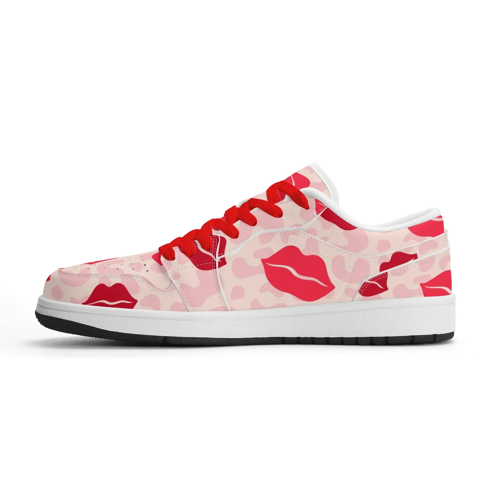 Lips Low Top Leder Sneaker für Damen