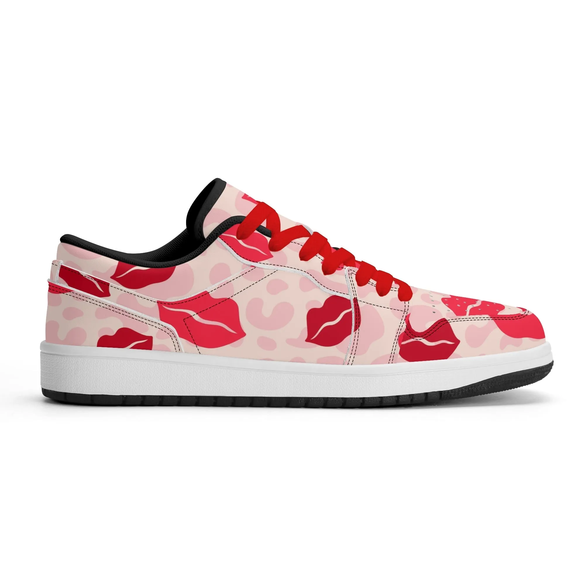 Lips Low Top Leder Sneaker für Damen