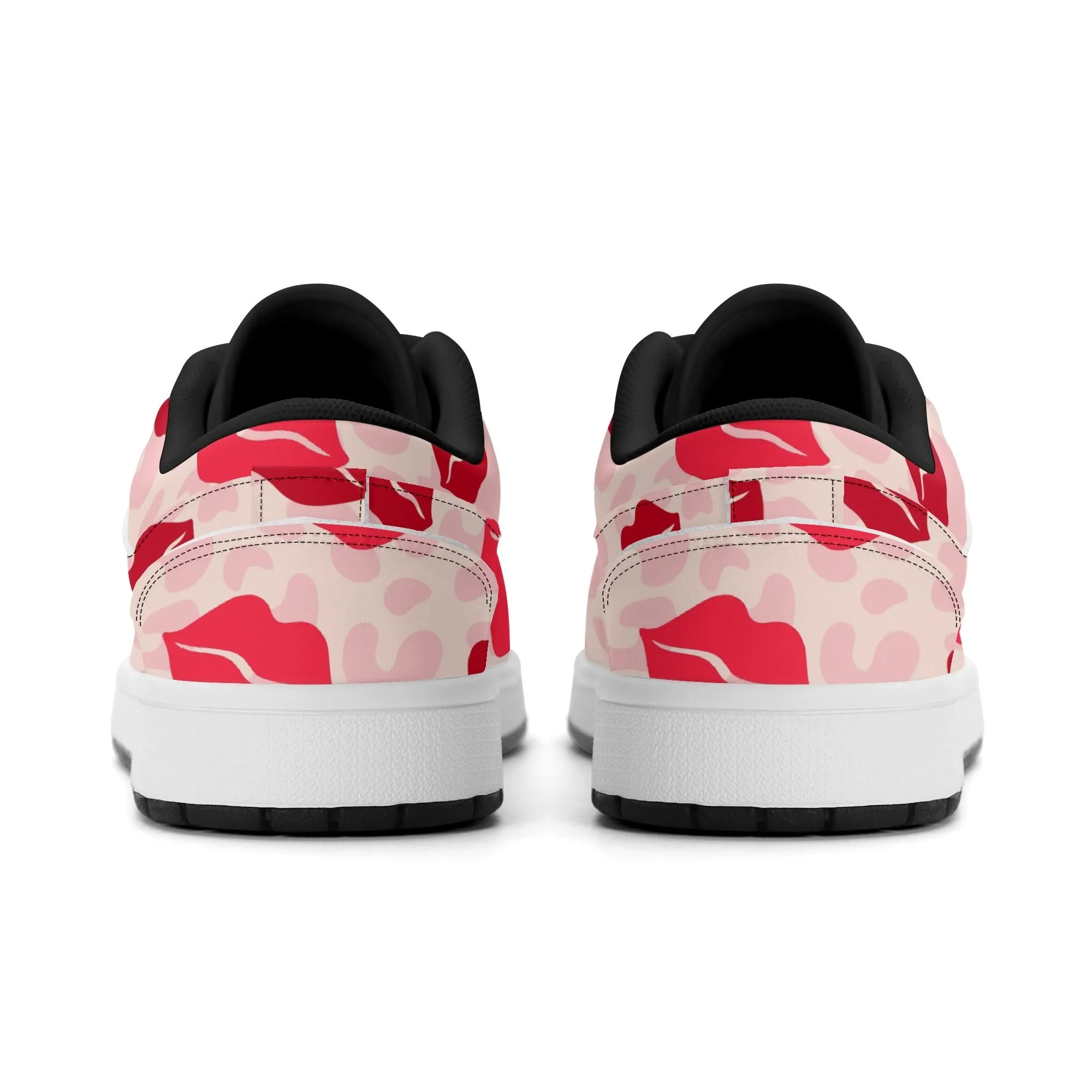 Lips Low Top Leder Sneaker für Damen