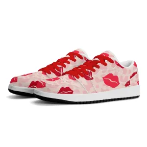 Lips Low Top Leder Sneaker für Damen