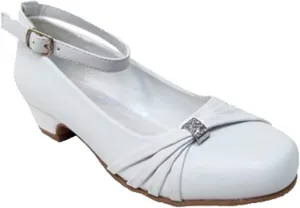 Little Angels Daisy-890E Low Heel w/Ankle Strap Shoe