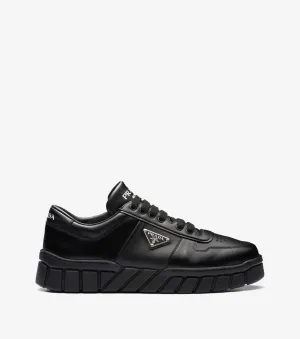 logo-plaque low-top sneakers