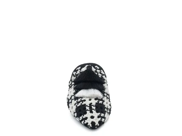 London Rag MARIANA Woven Flat Mules With Tassels