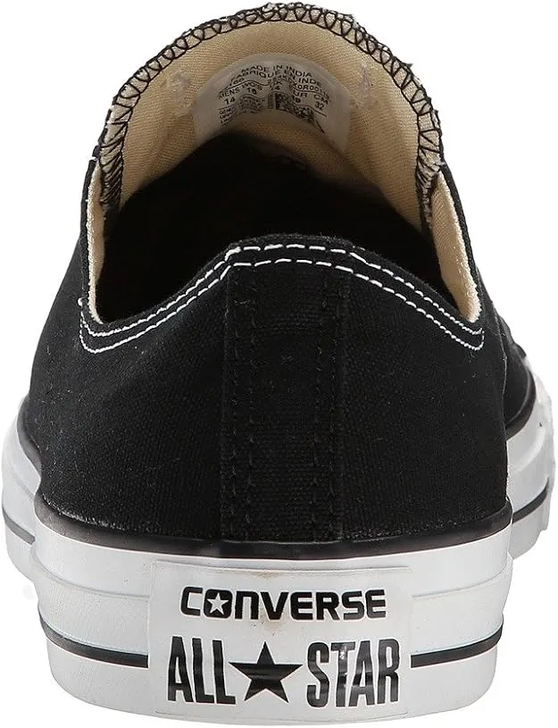 M9166 Converse All Star OX Black on White Men and Women