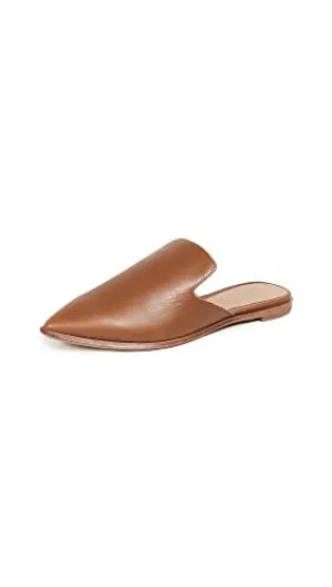 Madewell The Gemma Mule in Leather English Saddle 7 M