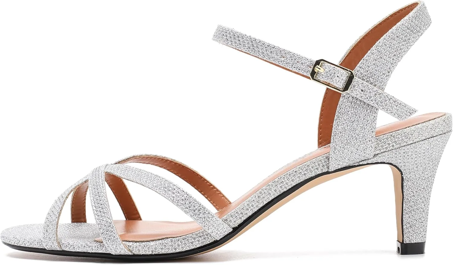 MAIERNISI JESSI Unisex Men's Women's Sandals Ankle Strap Cross Slingback Kitten Heel