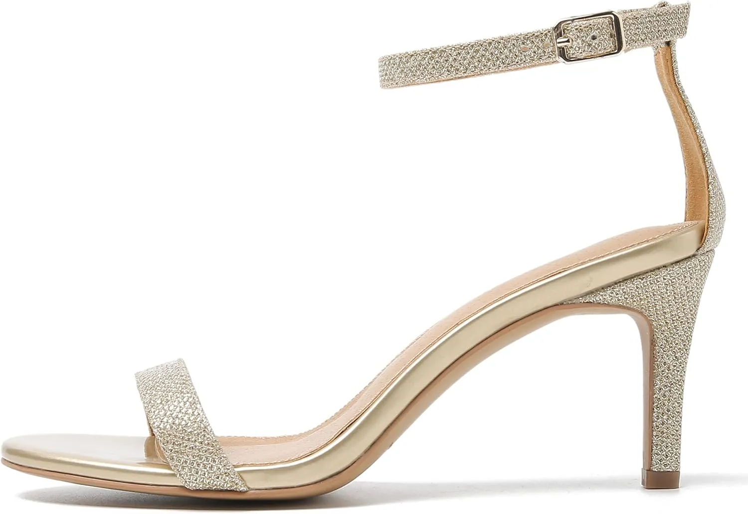 MAIERNISI JESSI Unisex Men's Women's Sandals Ankle Strap Kitten High Heel