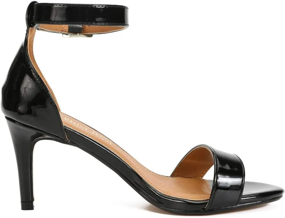 MAIERNISI JESSI Unisex Men's Women's Sandals Ankle Strap Kitten High Heel