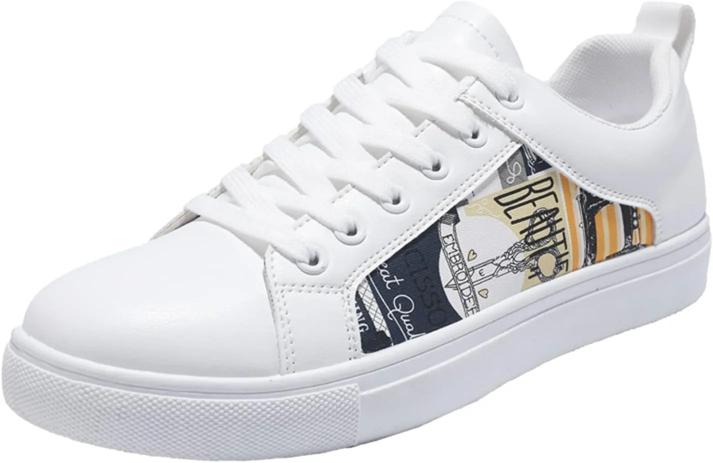 Men's Fashion Sneakers Men Retro All Casual Shoes Small White Shoes Trendy Skate Shoe