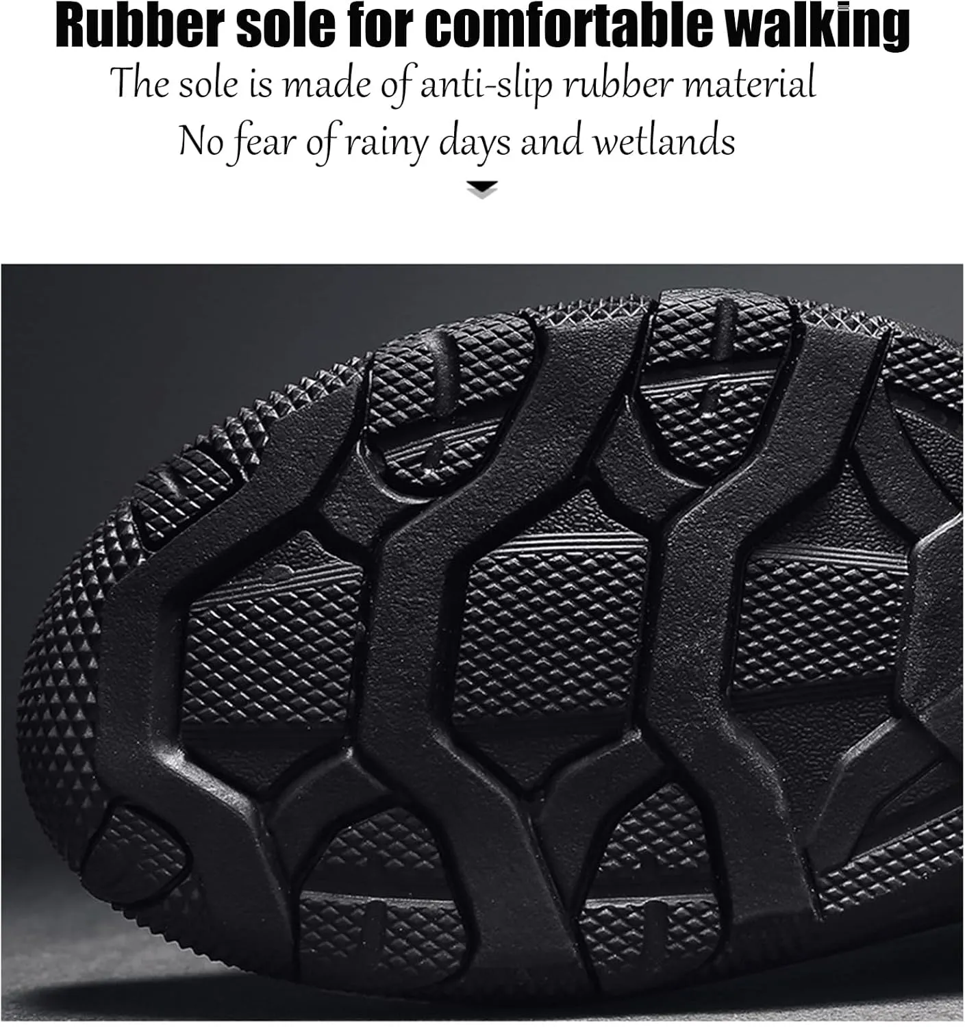 Men's Outdoor Suede Leather Lace Up Trekking Tactical Sneakers Casual Comfortable Anti-Collision wear-Resistant Low Top Hiking Sneakers Walking Work Shoes with Arch Support