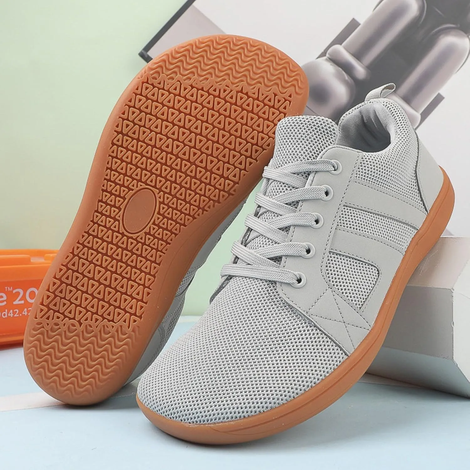 Men's Slip Shoes Unisex Thin Soled Wide Last Casual Sneakers