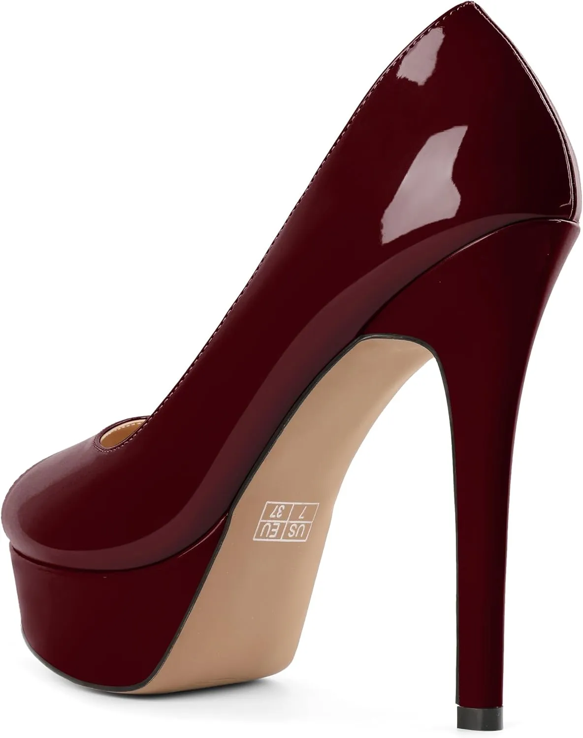 Mettesally Women's Peep Toe Platform Sandals Stiletto Heel Open Toe Pumps Party Dress Shoes