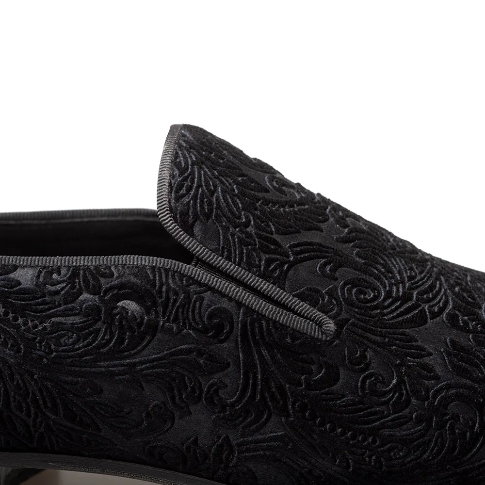 Mezlan Travolta Men's Shoes Laser Velvet Formal Loafer (MZ3790)