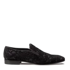 Mezlan Travolta Men's Shoes Laser Velvet Formal Loafer (MZ3790)