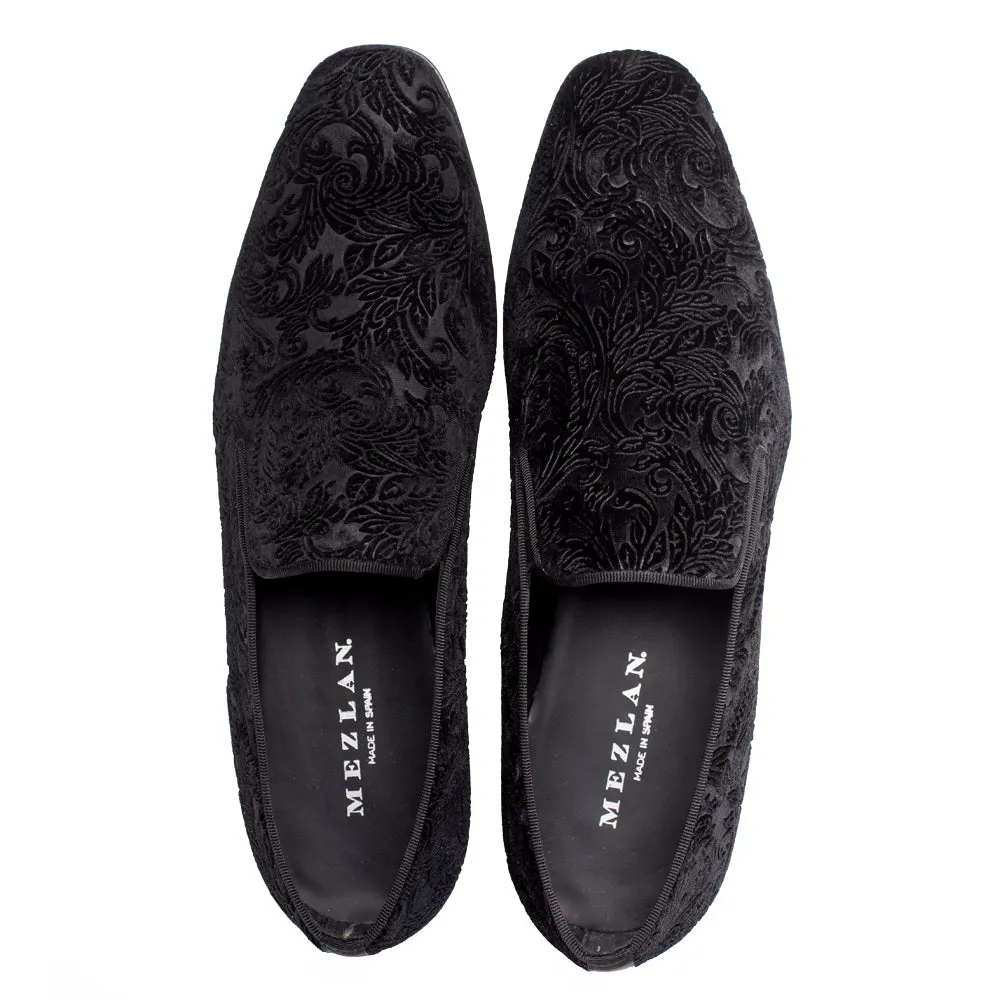 Mezlan Travolta Men's Shoes Laser Velvet Formal Loafer (MZ3790)