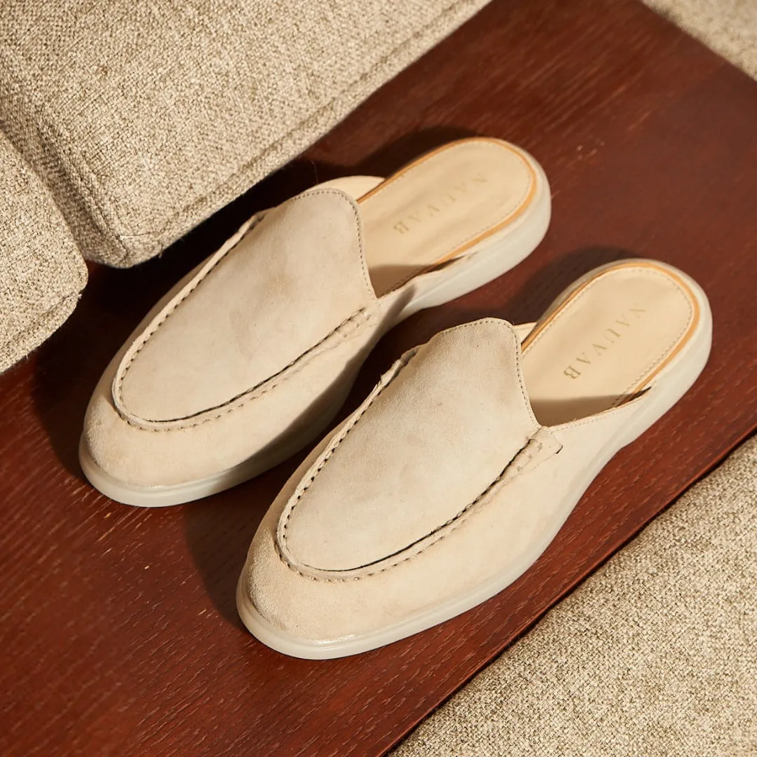 Nagra Mule | Sand Suede