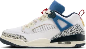 NIKE Jordan Spizike Low Men's Shoes (HM3712-164, White/Armory Navy/Aegean Storm) Size 13