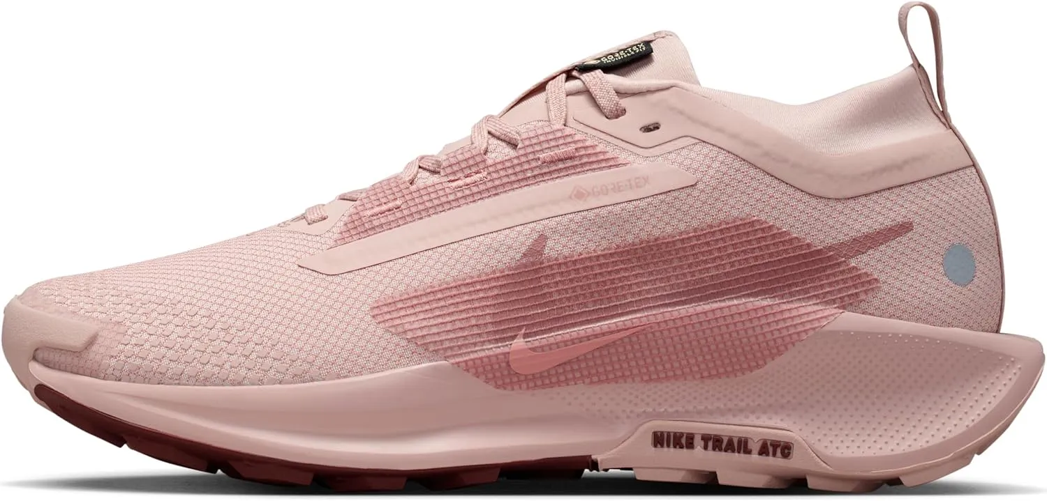 Nike Pegasus Trail 5 Gore-TEX Women's Waterproof Trail Running Shoes (FQ0912-601, Pink Oxford/Red Sepia/Red Stardust) Size 11