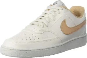 Nike Women's Low-Top Sneakers, Sail White Onyx Black Vivid Green, 6.5