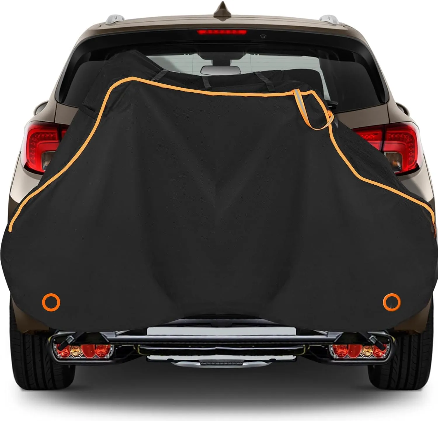 Outdoor Bicycle Covers Waterproof Storage Transport Rack Bike Cover,Rain Dust Resistant Wind Proof Lock Hole UV Coated,83L x 41W x 35H Inch (Black)