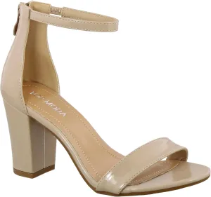Over the Toe Strap Ankle Wrap Strap Heel Open Toe Medium Heel
