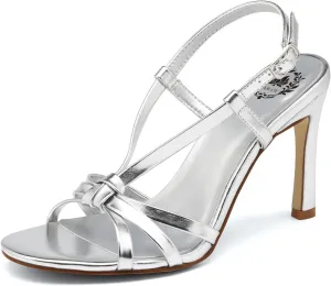 Pasuot Strappy Heeled Sandals for Women - Open Toe Ankle Strap Stiletto High Heels, Round Toe Sexy Cross Strap Adjustable Buckle Thin Heel for Women Ladies Summer Homecoming Party Dress