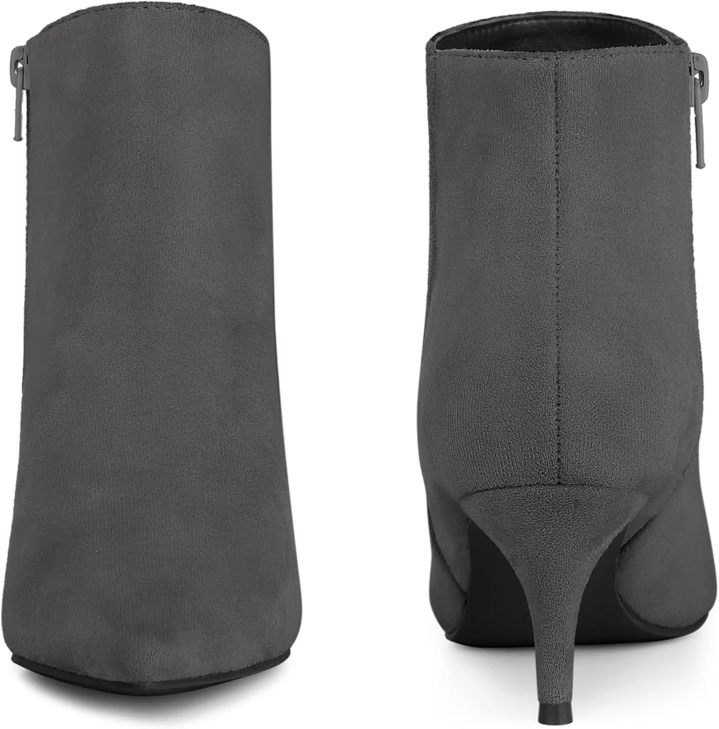 Perphy Pointed Toe Kitten Heels Ankle Booties Stiletto Heels Ankle Boots for Women