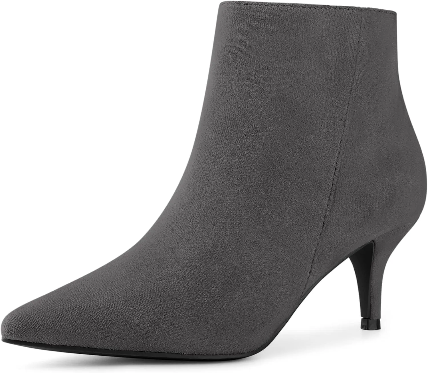 Perphy Pointed Toe Kitten Heels Ankle Booties Stiletto Heels Ankle Boots for Women