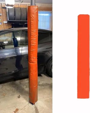 Pole Padding Garage Pole Wrap Shock-Absorbing Pad, Car Protection Padding Wrap Around Pole, Column Wraps for Porch, 2.75"/ 3.5"/ 4"/ 7.87" Dia Pole Pad(Orange,Dia 7.00" (17.8 cm))