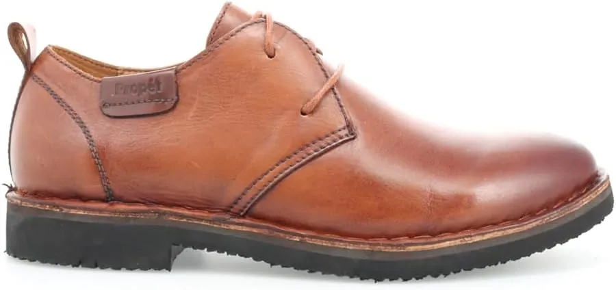 Propet Mens Finn Oxford Casual Shoes - Black