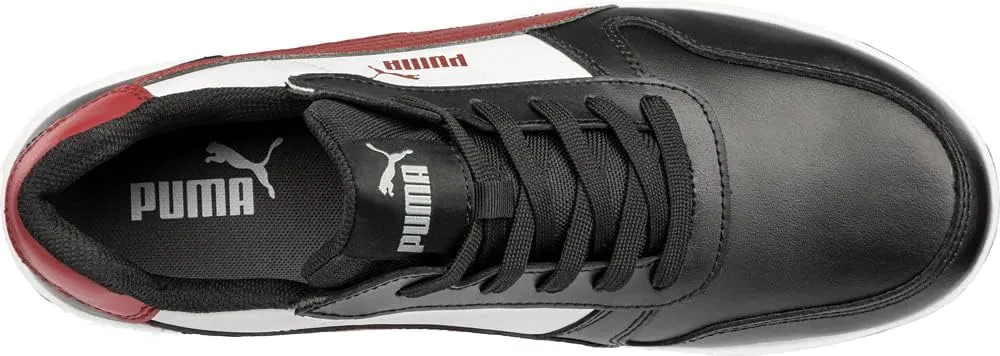 PUMA Men's Frontcourt Leather Low ASTM Eh Sneaker
