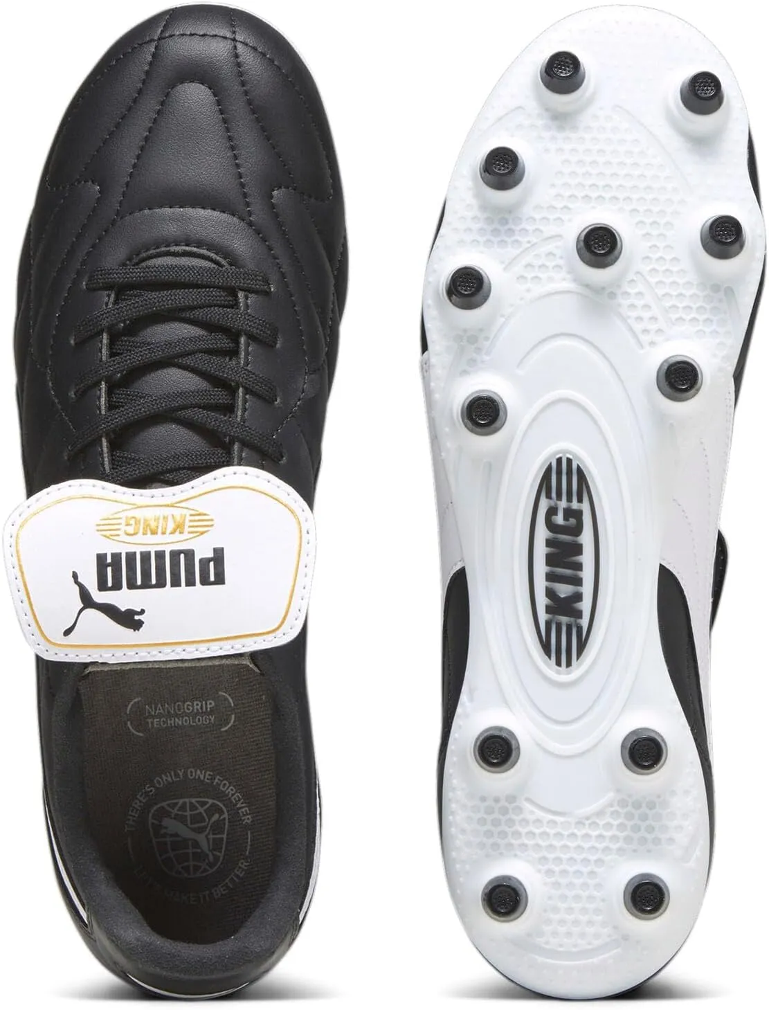 PUMA Men's King Top Firm, Artificial Ground Soccer Cleats Sneaker