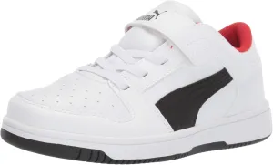 PUMA Unisex-Child Rebound Layup Hook and Loop Sneaker