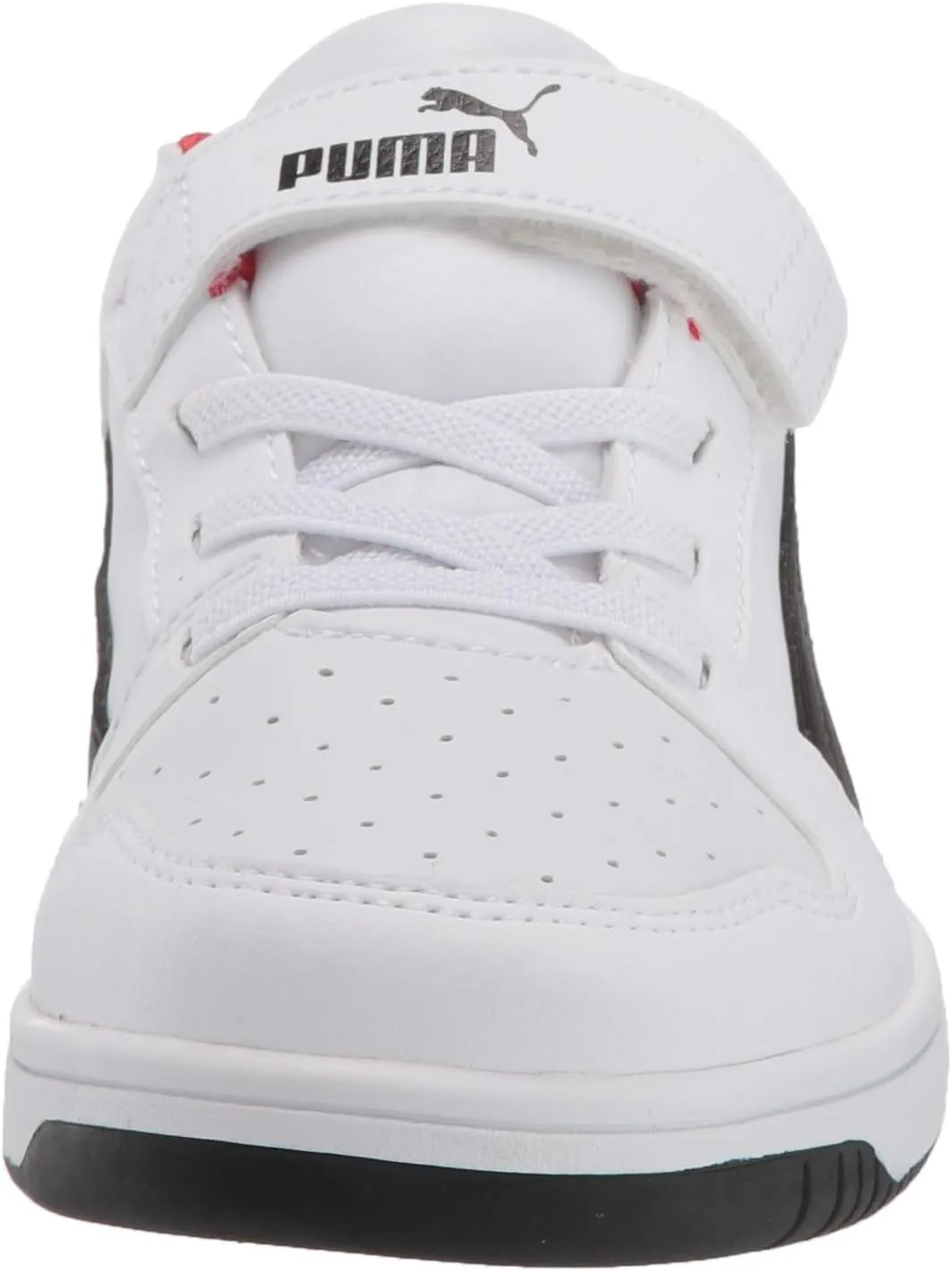PUMA Unisex-Child Rebound Layup Hook and Loop Sneaker