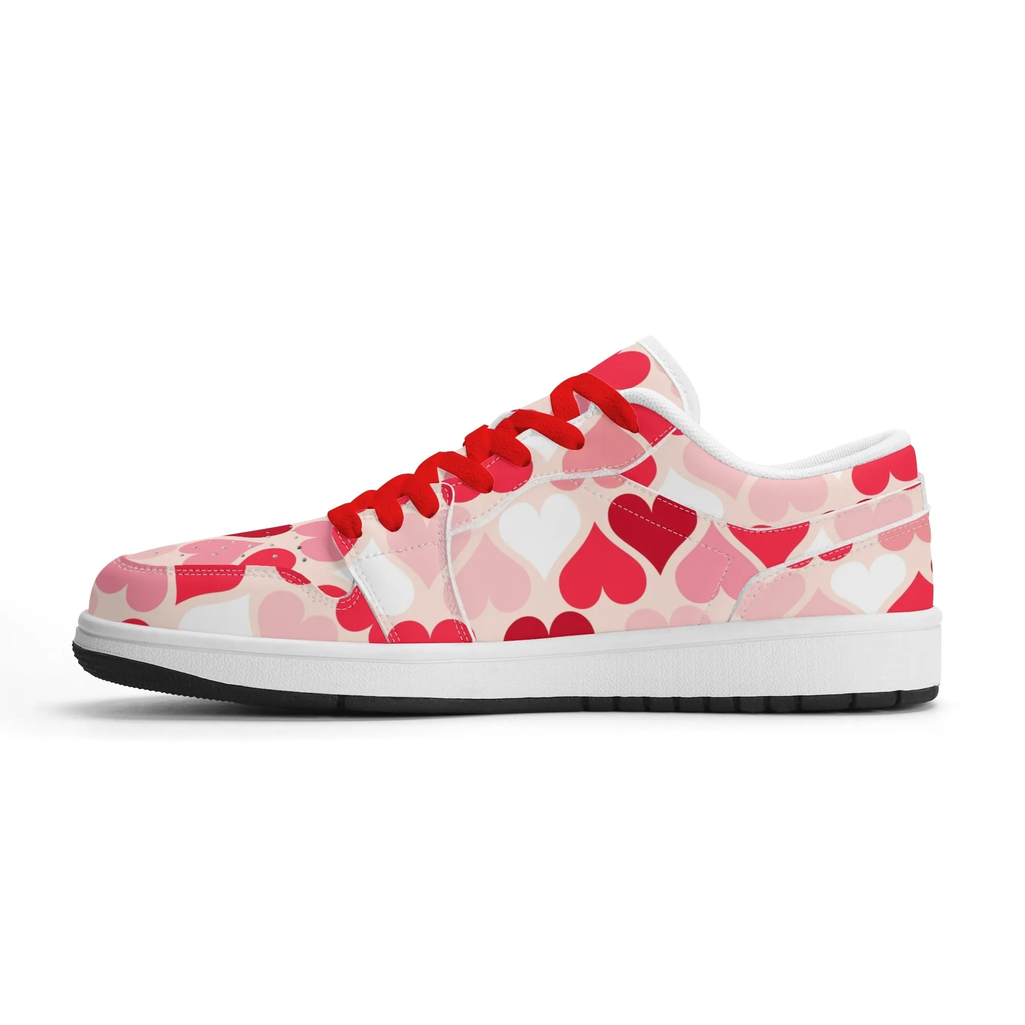 Red Hearts Low Top Leder Sneaker für Herren