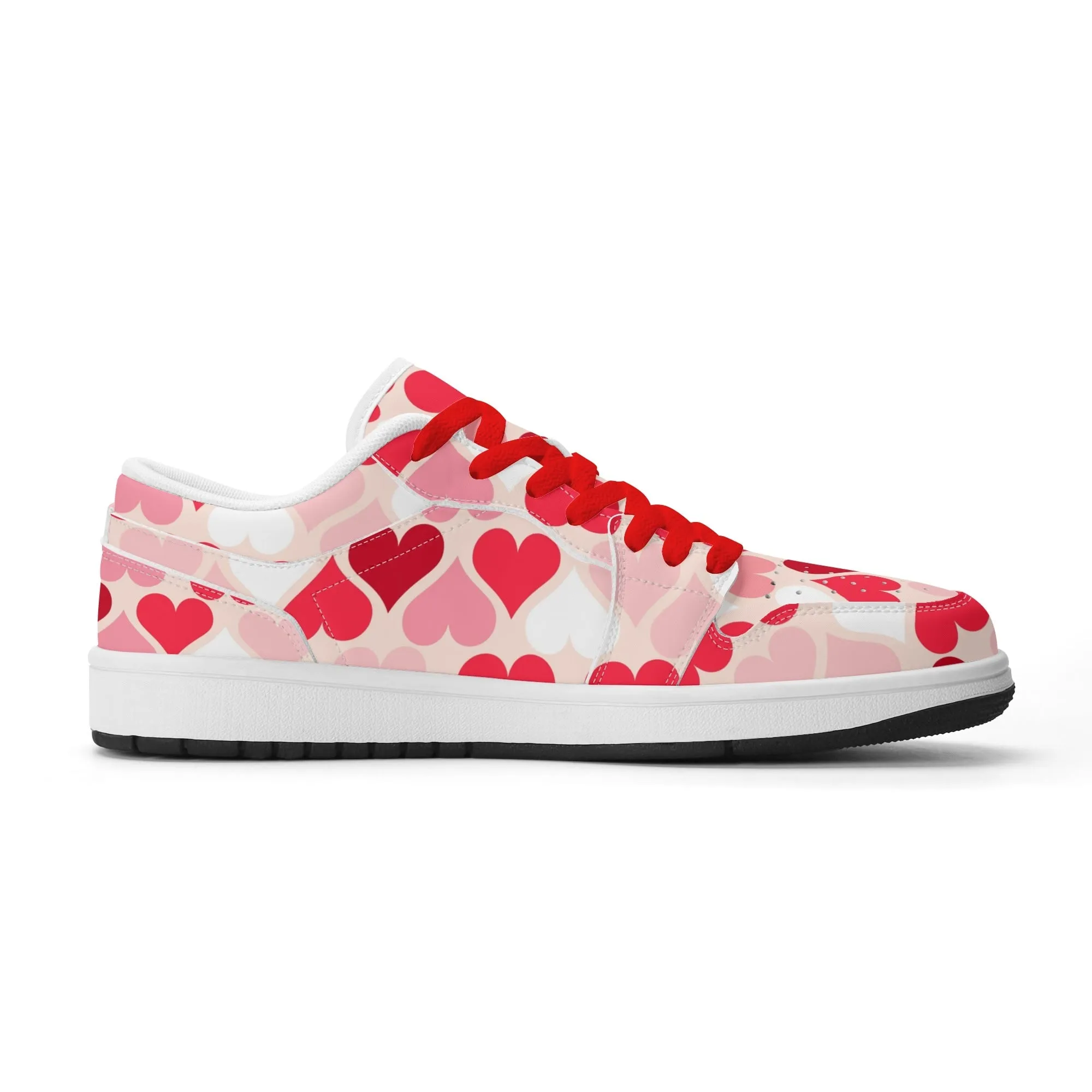 Red Hearts Low Top Leder Sneaker für Herren