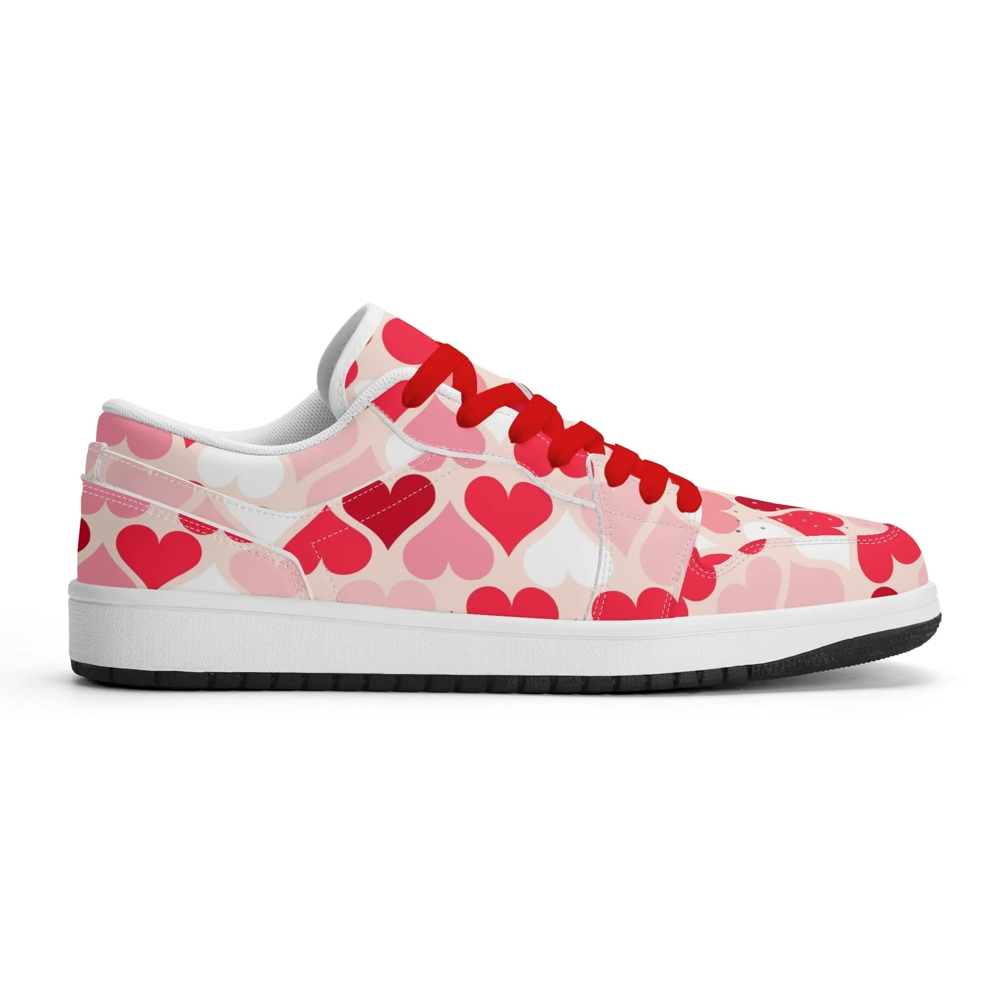 Red Hearts Low Top Leder Sneaker für Herren