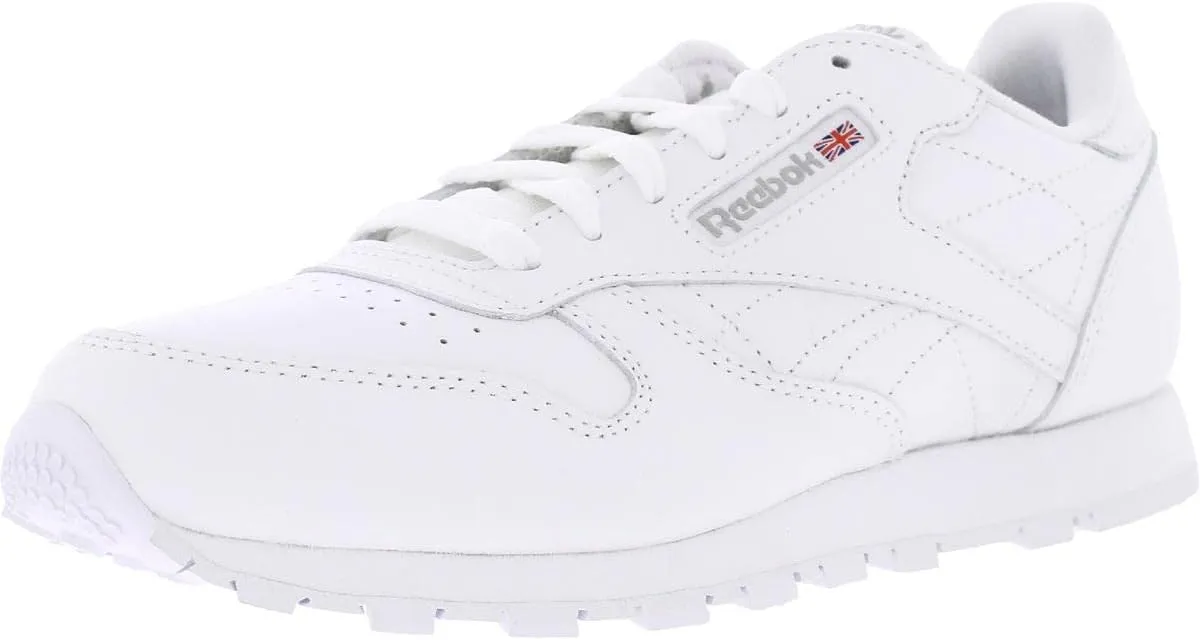 Reebok mens Classic Leather Sneaker, White-2, 4.5 US