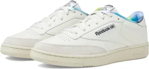 Reebok Unisex Club C 85 Sneaker, Chalk/Chalk/Semi Classic Teal, 5 US Men