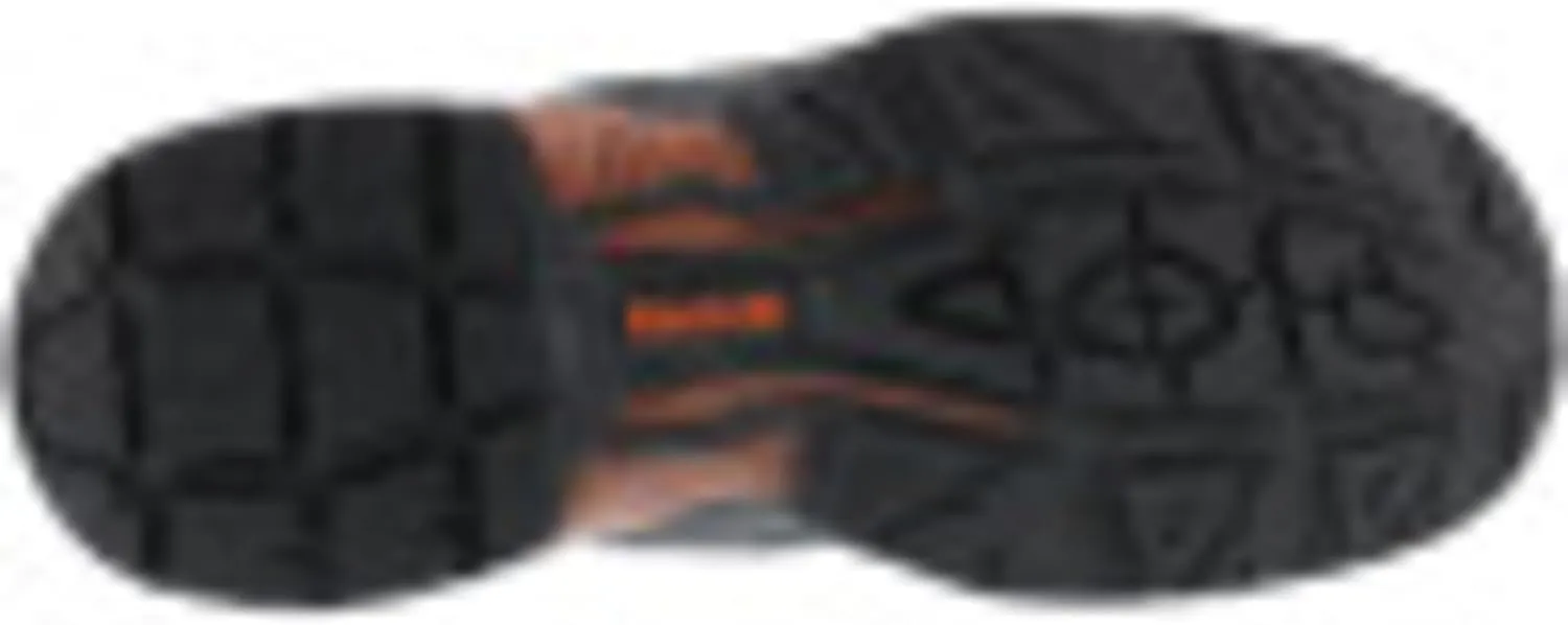 Reebok Work Men's RB1061 Beamer Safety Toe Seamless Athletic Work Shoe Black & Red Trim