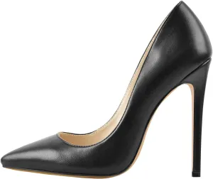 richealnini Womens Pointed Toe Stiletto High Heel Pumps